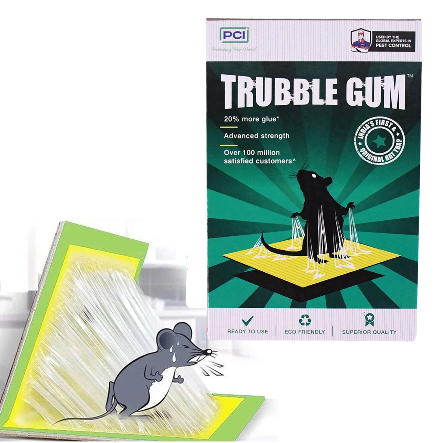 PCI Cardboard Troublegum Small Size Mouse Trap-1pc PCI Cardboard Troublegum Small Size Mouse Trap-1pc